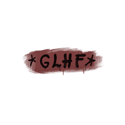Sealed Graffiti | GLHF (Brick Red)
