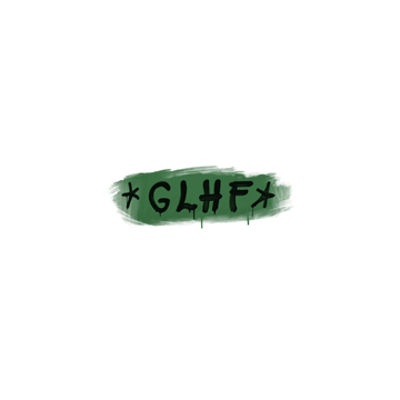 Sealed Graffiti | GLHF (Jungle Green)