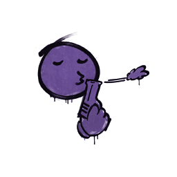Sealed Graffiti | Quickdraw (Monster Purple)