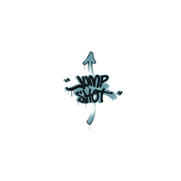 Sealed Graffiti | Jump Shot (Wire Blue)