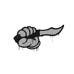 Sealed Graffiti | Backstab (Shark White)