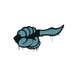Sealed Graffiti | Backstab (Wire Blue)