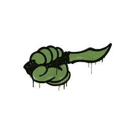 Sealed Graffiti | Backstab (Battle Green)