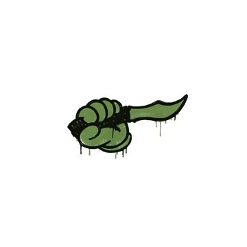 Sealed Graffiti | Backstab (Battle Green)