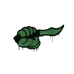 Sealed Graffiti | Backstab (Jungle Green)