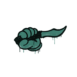 Sealed Graffiti | Backstab (Frog Green)