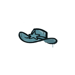 Sealed Graffiti | Sheriff (Wire Blue)