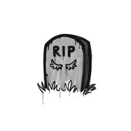 Sealed Graffiti | Tombstone (Shark White)
