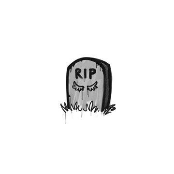 Sealed Graffiti | Tombstone (Shark White)
