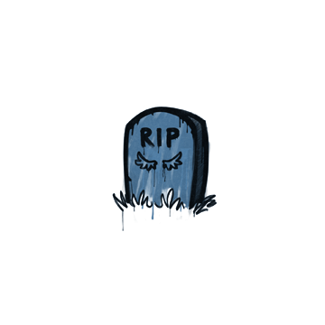 Sealed Graffiti | Tombstone (Monarch Blue)