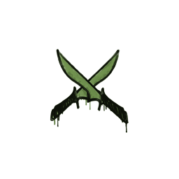 Sealed Graffiti | X-Knives (Battle Green)