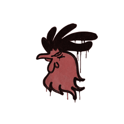 Sealed Graffiti | Cocky (Blood Red)