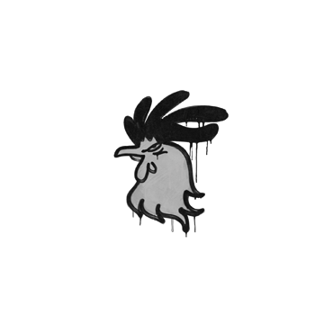 Sealed Graffiti | Cocky (Shark White)