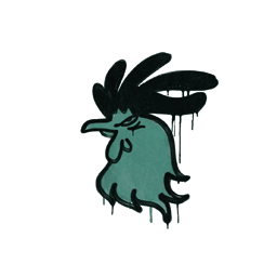 Sealed Graffiti | Cocky (Frog Green)