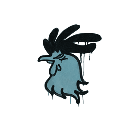 Sealed Graffiti | Cocky (Wire Blue)