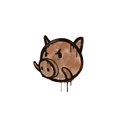 Sealed Graffiti | Piggles (Tiger Orange)
