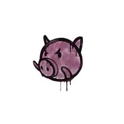 Sealed Graffiti | Piggles (Princess Pink)