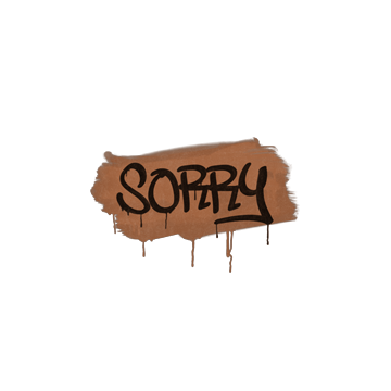 Sealed Graffiti | Sorry (Tiger Orange)