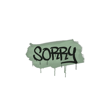Sealed Graffiti | Sorry (Cash Green)