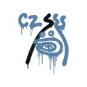 Sealed Graffiti | Recoil CZ-75 (Monarch Blue)