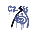 Sealed Graffiti | Recoil CZ-75 (SWAT Blue)