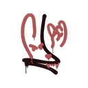 Sealed Graffiti | Recoil M4A4 (Blood Red)