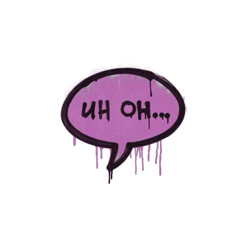 Sealed Graffiti | Uh Oh (Bazooka Pink)