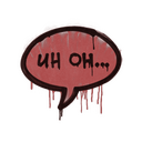 Sealed Graffiti | Uh Oh (Blood Red)