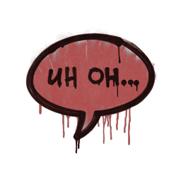 Sealed Graffiti | Uh Oh (Blood Red)