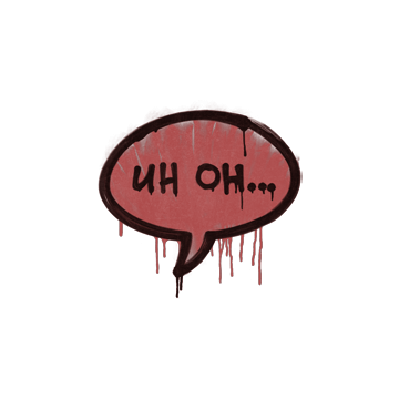 Sealed Graffiti | Uh Oh (Blood Red)