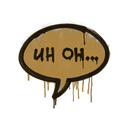 Sealed Graffiti | Uh Oh (Desert Amber)