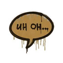 Sealed Graffiti | Uh Oh (Desert Amber)
