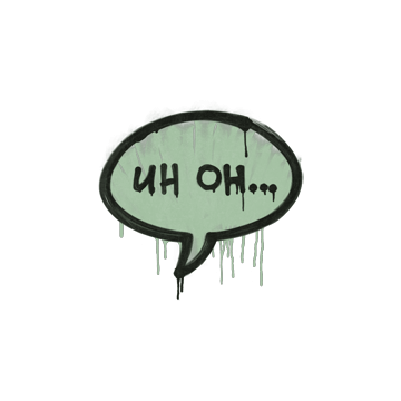Sealed Graffiti | Uh Oh (Cash Green)