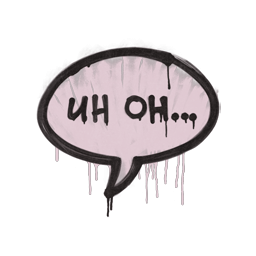 Sealed Graffiti | Uh Oh (War Pig Pink)