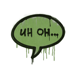 Sealed Graffiti | Uh Oh (Battle Green)