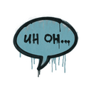 Sealed Graffiti | Uh Oh (Wire Blue)