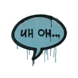 Sealed Graffiti | Uh Oh (Wire Blue)