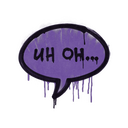 Sealed Graffiti | Uh Oh (Monster Purple)