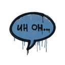 Sealed Graffiti | Uh Oh (Monarch Blue)