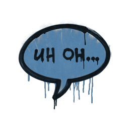 Sealed Graffiti | Uh Oh (Monarch Blue)