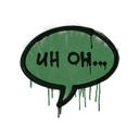 Sealed Graffiti | Uh Oh (Jungle Green)