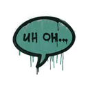 Sealed Graffiti | Uh Oh (Frog Green)