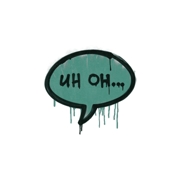Sealed Graffiti | Uh Oh (Frog Green)