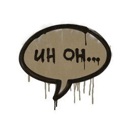 Sealed Graffiti | Uh Oh (Dust Brown)
