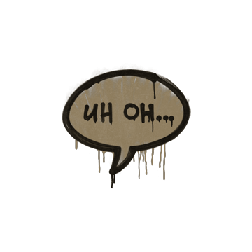 Sealed Graffiti | Uh Oh (Dust Brown)
