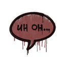 Sealed Graffiti | Uh Oh (Brick Red)