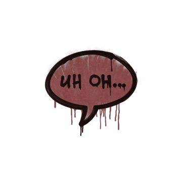 Sealed Graffiti | Uh Oh (Brick Red)