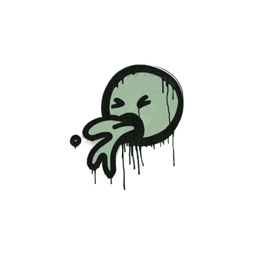 Sealed Graffiti | Puke (Cash Green)