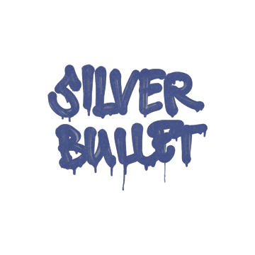 Sealed Graffiti | Silver Bullet (SWAT Blue)