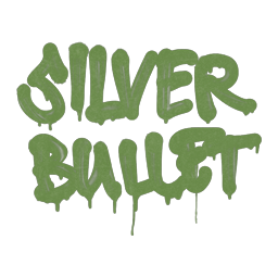 Sealed Graffiti | Silver Bullet (Battle Green)